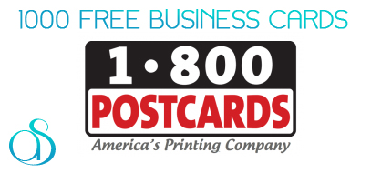 Get 1,000 Business Cards for Free from 1800Postcards.com!