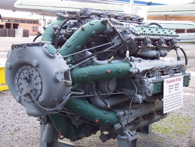 Bmw 114 radial diesel engine #4