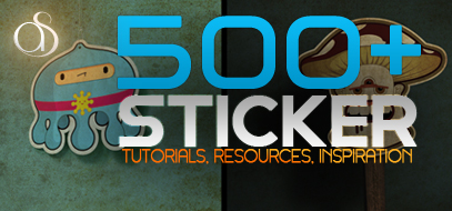500+ Sticker Design Inspirations & Resources