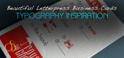 Beautiful Examples of Letterpress Business Card Designs
