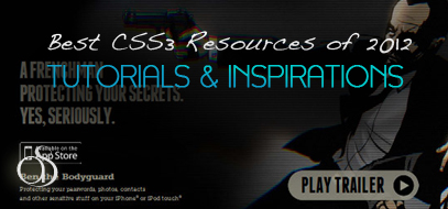 Best (so far) CSS3 Tutorials, Inspirations & Resources of 2012