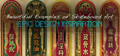 100+ Epic Examples of Skateboard Art