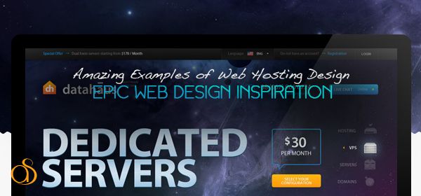 20+ Inspirational Web Hosting Designs