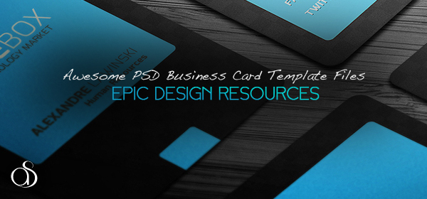 50+ Epic PSD Business Card Template Files