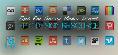 Simple Web Design Tips for Social Media Icons