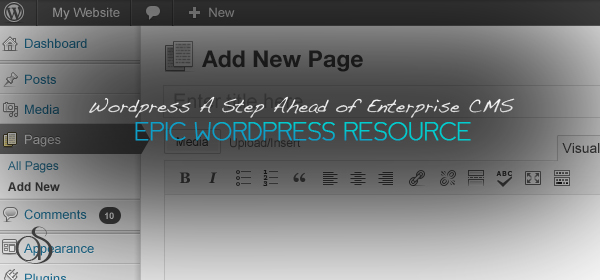 WordPress a Step Ahead of Enterprise CMS