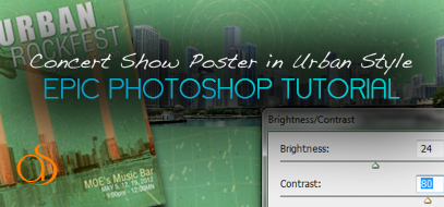 Photoshop Tutorial: How To Design Urban Style Rock Concert Show Posters