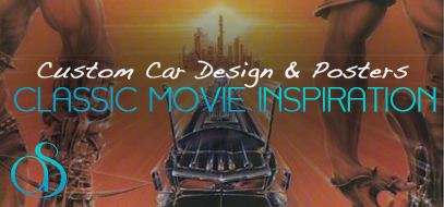 40+ Epic Examples of Custom Car Designs & Posters From Famous Classic Movies