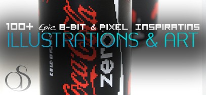 100+ Epic 8-Bit Design Inspirations – Illustration, Pixel Art, Web Design & More Retro Nostalgia