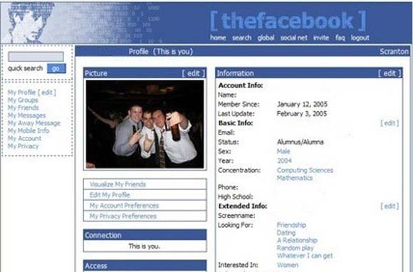 Facebook 2005