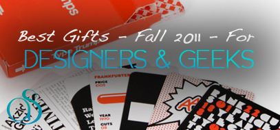 Best Gifts for Designers – Fall 2011