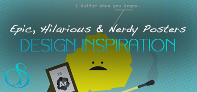 35+ Hilarious, Epic & Nerdy Print Poster Design Inspirations