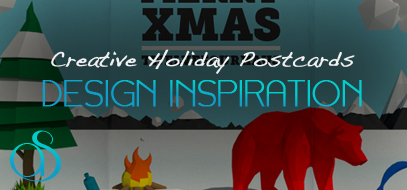 20+ Creative, Cheerful & Warm Holiday Print Postcard Design Inspirations Just In Time For Christmas!
