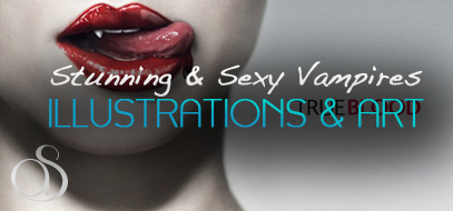 55+ Stunning, Bloody & Sexy Vampire Design Inspirations – Illustrations, Photography & Artwork with Famous Quotes!