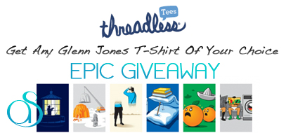 Epic Threadless.com T-Shirt Giveaway – Win Any Shirt Made By: Glenn Jones For FREE!