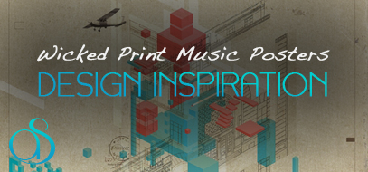 20 Creative & Wicked Awesome Print Music Poster Design Inspirations