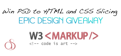 Win PSD to HTML and CSS Slicing from W3-Markup.com