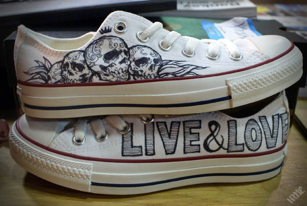 cool designs to draw on shoes