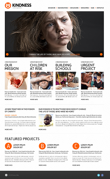 Charity Foundation WordPress Theme