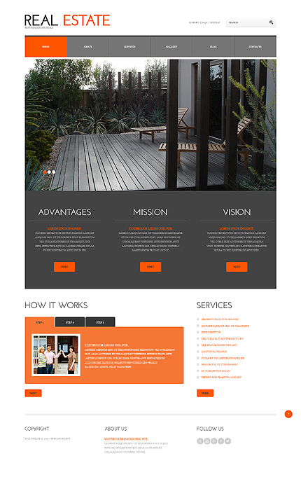 Real Estate Responsive WordPress Theme