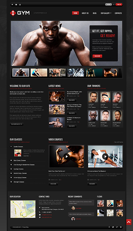 Ultimate Fitness WordPress Theme