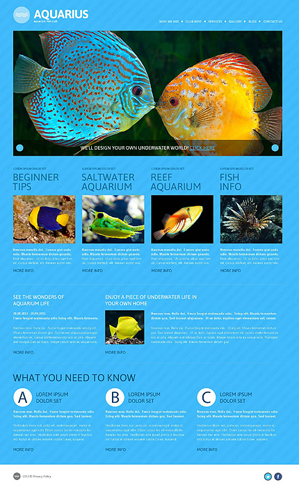 Fish Responsive WordPress Theme