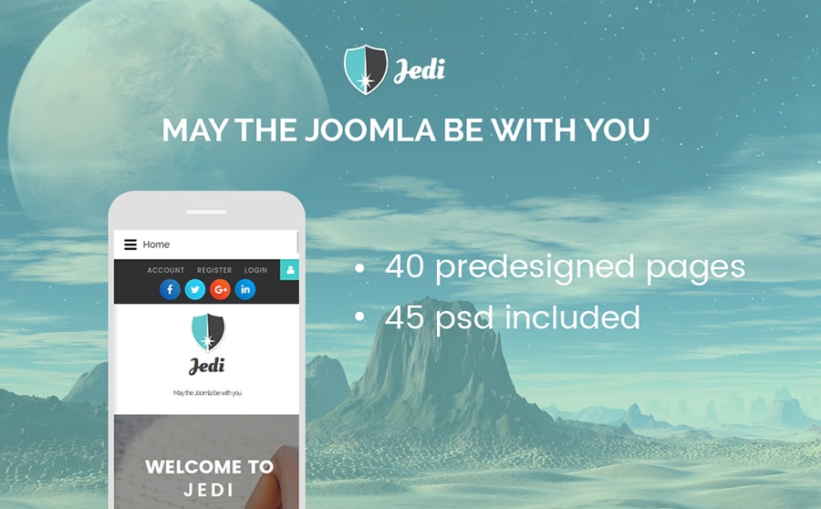 Jedi - Multifunctional Joomla Template    