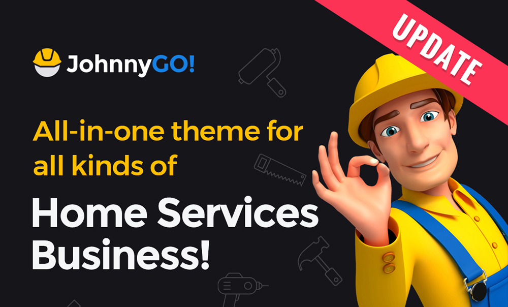 JohnnyGo - Multipurpose Home Services WordPress theme Handyman    