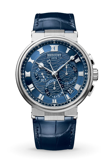 Breguet Classique 5527 style watch blue fashion geek