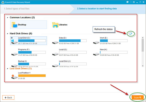 EaseUS Data Recovery Free 2