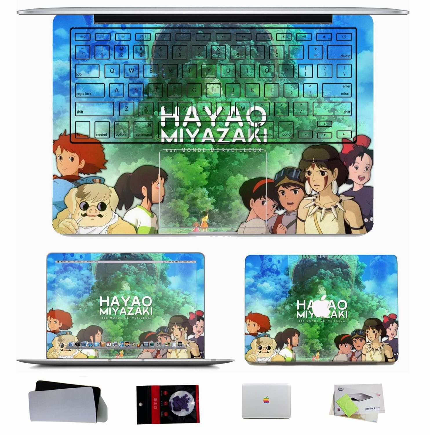 Hayao-Miyazaki-macbook-sticker-decals-skin