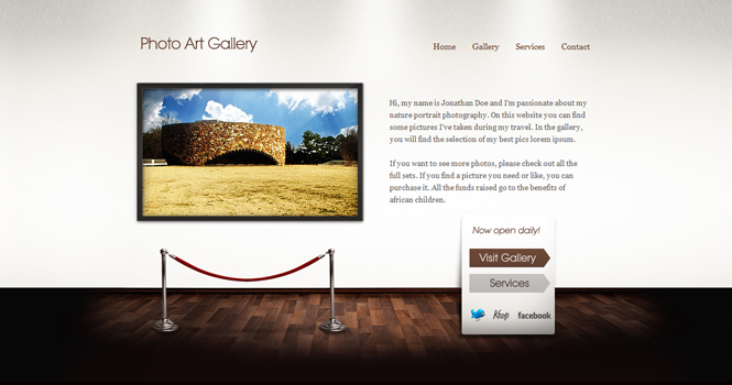 Photo WordPress Theme - Art Gallery