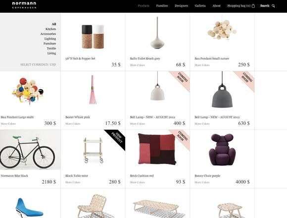 21 Beautifully Designed E-commerce Sites