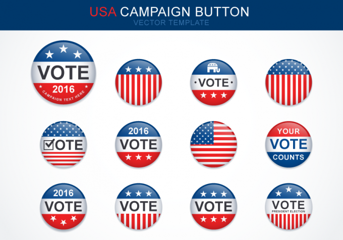 campaign-button-template-vector-preview