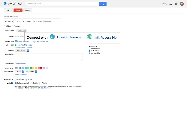 connect-with-uberconference-chrome-extension