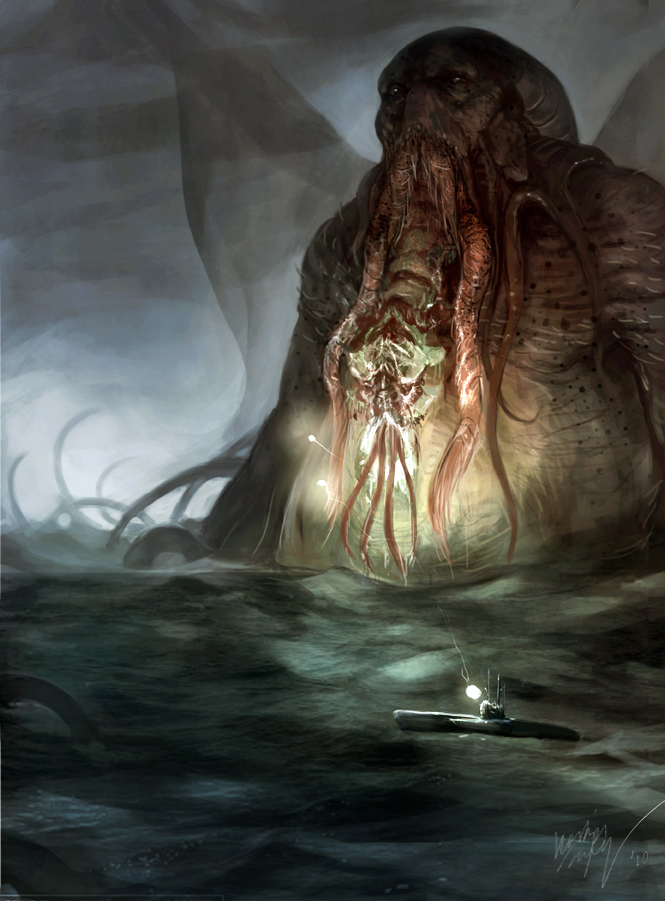 50+ Epic Cthulhu Design Inspirations - Illustrations & Artwork from