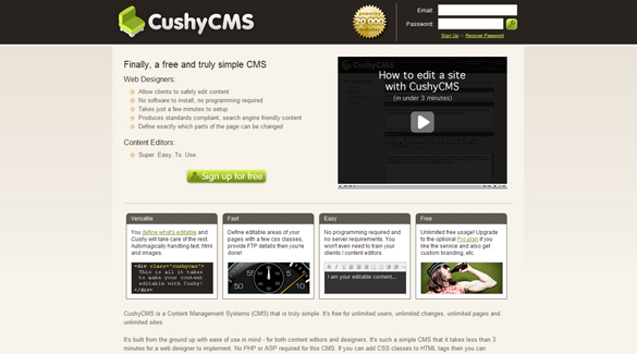 cushycms