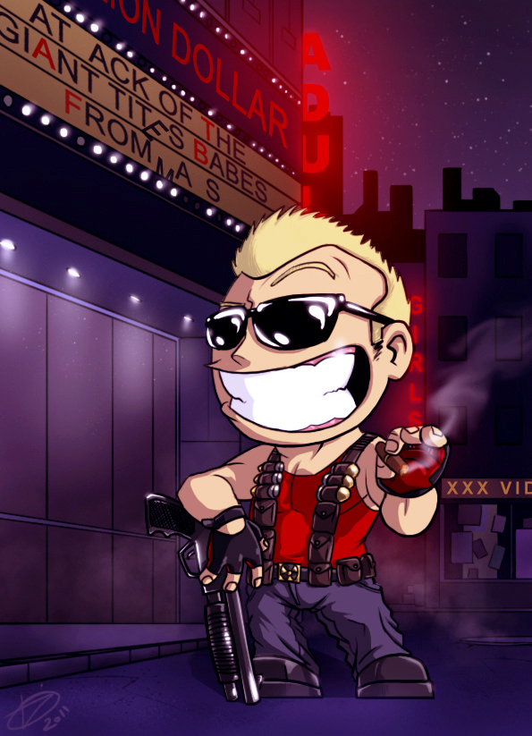 50 Epic Artwork Illustrations 3d Design Of Duke Nukem W Quotes History Tribute To A Video Game Legend