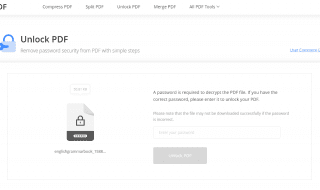 EasePDF Unlock PDF Enter Password