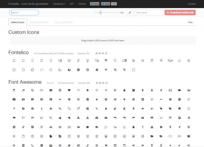 fontello-free-icon-font-generator