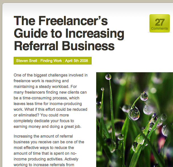 The Freelancer’s Guide to Increasing Referral Business