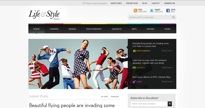 Magazine WordPress Theme - Lifestyle