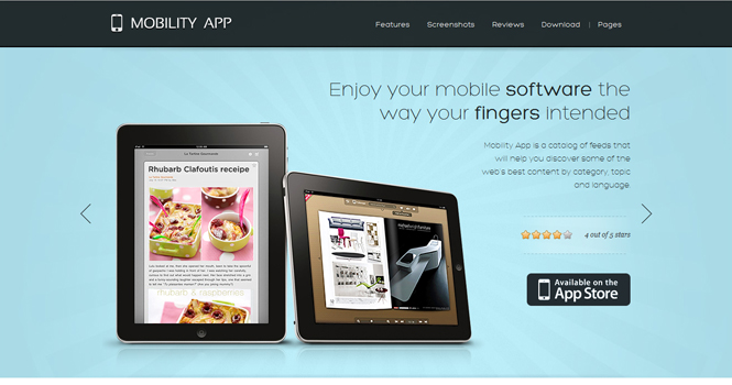 Mobile WordPress Theme - MobilityApp