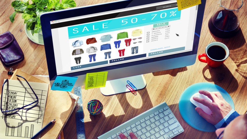 Digital Online Marketing Commerce Sale Concept