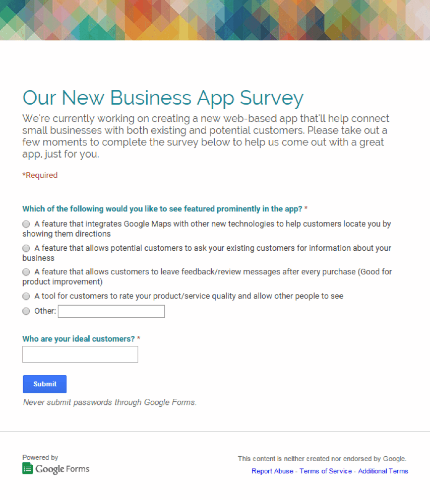 our-new-business-app-survey
