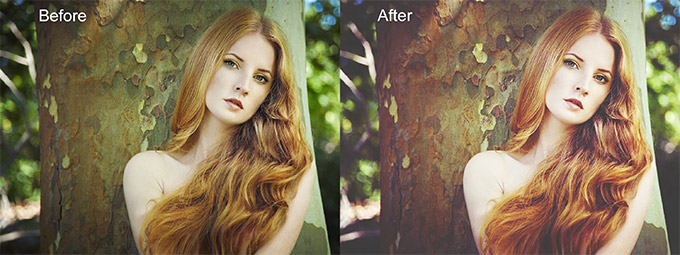 Gorgeous Redheads Photoshop Actions