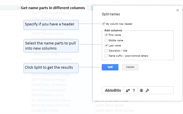 split-names-google-spreadsheet-chrome-extension
