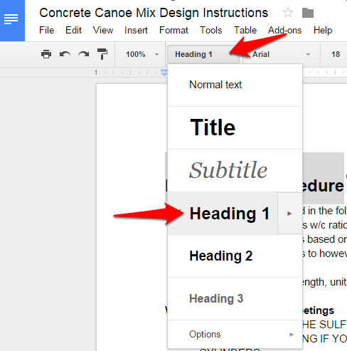 table of contents google docs how to (1)