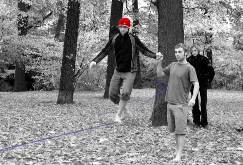 Rope walk and selective cap