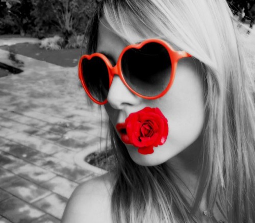 Heart shaped glasses